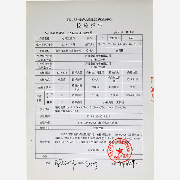 Inspection Report